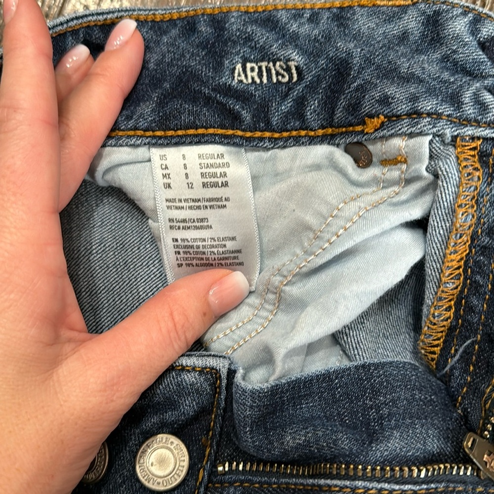 American eagle jeans size 8 (3pair in this offer!)